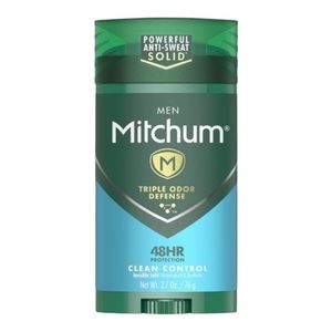 MITCHUM ANTIPERSPIRANT TRIPLE ODOR DEFENSE INVISIBLE SOLID 48HR PROTECTION